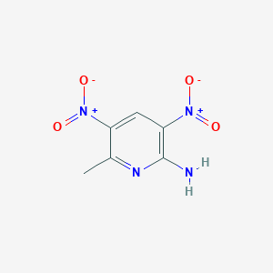 molecular formula C6H6N4O4 B188557 6-Methyl-3,5-dinitropyridin-2-amine CAS No. 25864-34-0