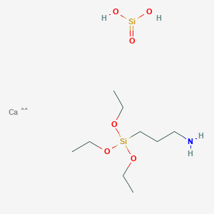 1-Propanamine, 3-(triethoxysilyl)-, reaction products with wollastonite (Ca(SiO3))