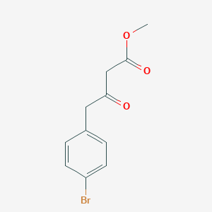 molecular formula C11H11BrO3 B188560 Methyl 4-(4-bromophenyl)-3-oxobutanoate CAS No. 160010-21-9