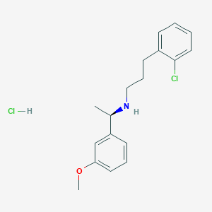 molecular formula C18H23Cl2NO B188565 Tecalcet Hydrochloride CAS No. 177172-49-5