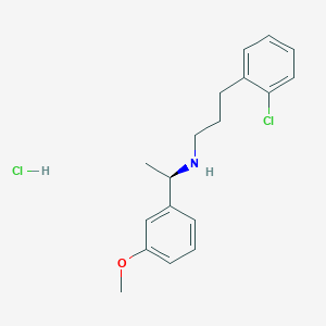molecular formula C18H23Cl2NO B188565 Tecalcet hydrochloride CAS No. 177172-49-5