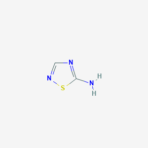 molecular formula C2H3N3S B188566 1,2,4-Thiadiazol-5-amine CAS No. 7552-07-0