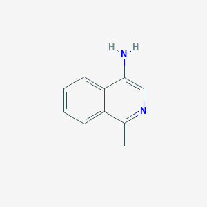 molecular formula C10H10N2 B188570 4-Amino-1-methylisoquinoline CAS No. 104704-41-8