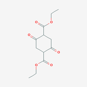 molecular formula C12H16O6 B188572 Diethyl 2,5-dioxocyclohexane-1,4-dicarboxylate CAS No. 787-07-5