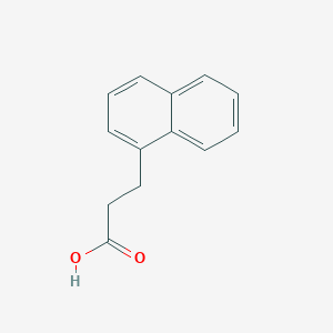 molecular formula C13H12O2 B188576 1-Naphthalenepropionic acid CAS No. 3243-42-3