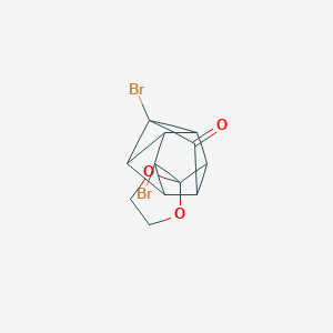 molecular formula C12H10Br2O3 B188577 RCL T298565 CAS No. 25867-84-9