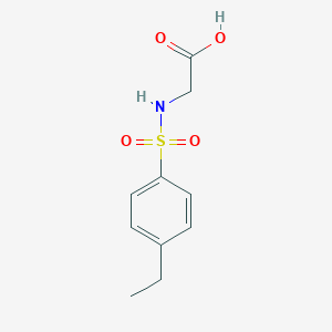 molecular formula C10H13NO4S B188578 N-[(4-Ethylphenyl)sulfonyl]glycine CAS No. 670255-99-9