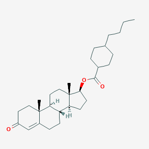 molecular formula C30H46O3 B018858 Testosterone buciclate CAS No. 105165-22-8