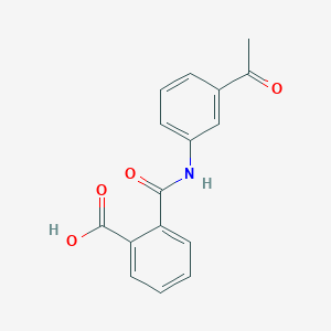 2-[(3-Acetylphenyl)carbamoyl]benzoic acid