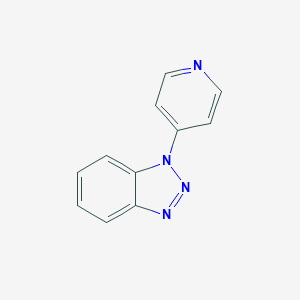 molecular formula C11H8N4 B188589 1-(Pyridin-4-yl)-1h-benzotriazole CAS No. 66571-30-0