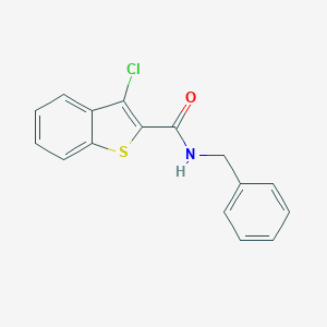 molecular formula C16H12ClNOS B188592 N-benzyl-3-chloro-1-benzothiophene-2-carboxamide CAS No. 62524-16-7