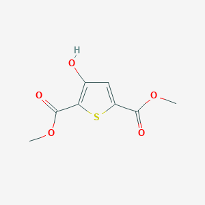 molecular formula C8H8O5S B188623 2,5-二甲基 3-羟基噻吩-2,5-二甲酸酯 CAS No. 5556-24-1