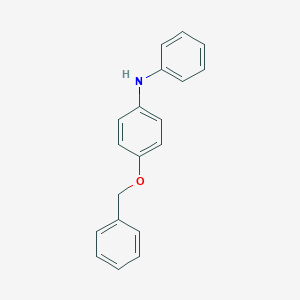 molecular formula C19H17NO B188625 4-(benzyloxy)-N-phenylaniline CAS No. 60709-95-7