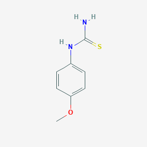 molecular formula C8H10N2OS B188629 1-(4-Methoxyphenyl)thiourea CAS No. 2293-07-4