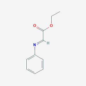 molecular formula C10H11NO2 B188630 Acetic acid, (phenylimino)-, ethyl ester CAS No. 84484-31-1