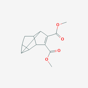 molecular formula C13H14O4 B188643 1,2,4-Methenopentalene-5,6-dicarboxylic acid, 1,2,3,3a,4,6a-hexahydro-, dimethyl ester CAS No. 16219-84-4