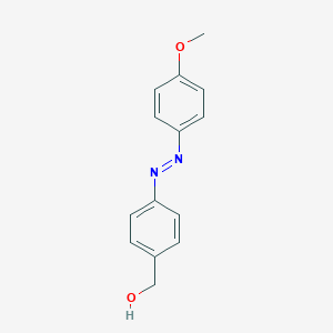 molecular formula C14H14N2O2 B188646 Benzenemethanol, 4-[(4-methoxyphenyl)azo]- CAS No. 92245-50-6