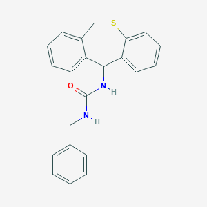 molecular formula C22H20N2OS B188649 N-(6,11-Dihydrodibenzo(b,e)thiepin-11-yl)-N'-(phenylmethyl)urea CAS No. 74797-28-7