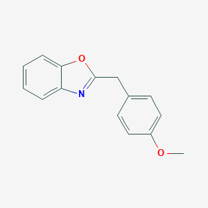 molecular formula C15H13NO2 B188658 2-(4-Methoxybenzyl)benzo[d]oxazole CAS No. 101554-05-6