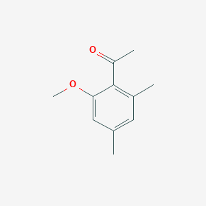 molecular formula C11H14O2 B188662 1-(2-Methoxy-4,6-dimethylphenyl)ethanone CAS No. 21009-92-7