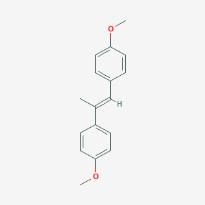molecular formula C17H18O2 B188665 1-Propene, 1,2-bis(4-methoxyphenyl)- CAS No. 20802-02-2