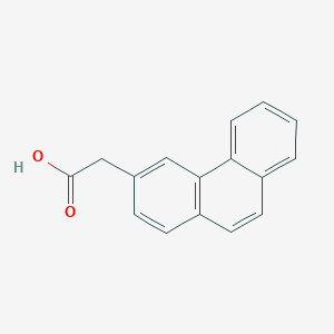 molecular formula C16H12O2 B188670 3-Phenanthreneacetic acid CAS No. 84306-76-3