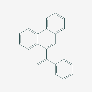 molecular formula C22H16 B188673 9-(1-Phenylethenyl)phenanthrene CAS No. 60300-73-4