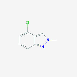 molecular formula C8H7ClN2 B188676 4-Chloro-2-methyl-2H-indazole CAS No. 162502-54-7