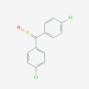 molecular formula C13H8Cl2OS B188684 Methanethione, bis(4-chlorophenyl)-, S-oxide CAS No. 33240-29-8