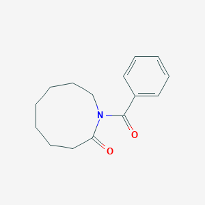molecular formula C15H19NO2 B188689 2H-Azonin-2-one, 1-benzoyloctahydro- CAS No. 46875-43-8