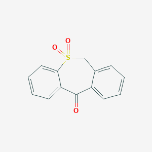 molecular formula C14H10O3S B188690 Dibenzo(b,e)thiepin-11(6H)-one-5,5-dioxide CAS No. 33301-21-2