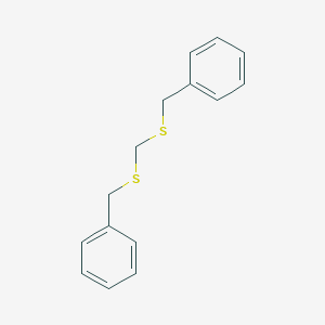 molecular formula C15H16S2 B188693 ((((Benzylthio)methyl)thio)methyl)benzene CAS No. 4431-79-2