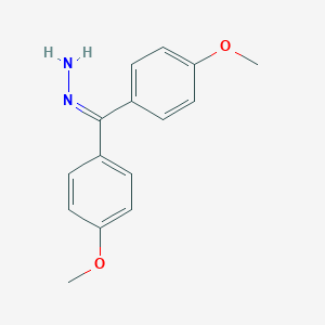 molecular formula C15H16N2O2 B188696 [Bis(4-methoxyphenyl)methylidene]hydrazine CAS No. 20114-55-0