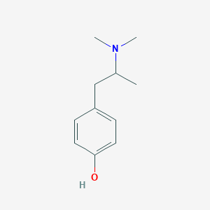 molecular formula C11H17NO B188697 4-[2-(Dimethylamino)propyl]phenol CAS No. 69792-61-6