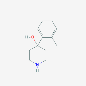 molecular formula C12H17NO B188700 4-(2-Methylphenyl)piperidin-4-ol CAS No. 83674-76-4