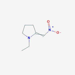 molecular formula C7H12N2O2 B188706 1-Ethyl-2-(nitromethylidene)pyrrolidine CAS No. 26171-04-0