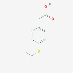 molecular formula C11H14O2S B188709 [4-(Isopropylsulfanyl)phenyl]acetic acid CAS No. 3583-60-6