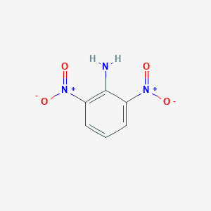 molecular formula C6H5N3O4 B188716 2,6-二硝基苯胺 CAS No. 606-22-4