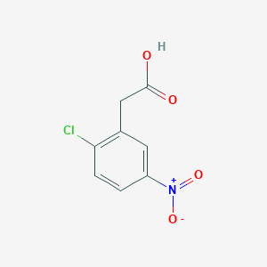 molecular formula C8H6ClNO4 B188721 2-(2-Chloro-5-nitrophenyl)acetic acid CAS No. 37777-70-1