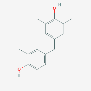 molecular formula C17H20O2 B188734 4,4'-Methylenebis(2,6-dimethylphenol) CAS No. 5384-21-4