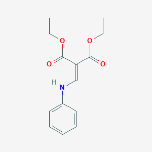 molecular formula C14H17NO4 B188736 Diethyl 2-((phenylamino)methylene)malonate CAS No. 54535-22-7