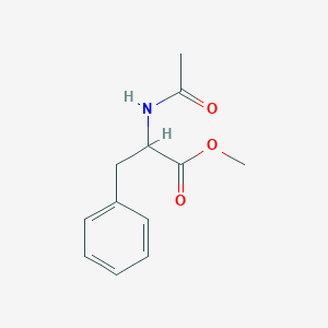 molecular formula C12H15NO3 B188738 Methyl N-acetyl-DL-phenylalaninate CAS No. 62436-70-8