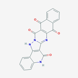 Benzo[g]quino[4,3:3,4]pyrazolo[5,1-b]quinazoline-6,8,13,14(5H,7H)-tetrone