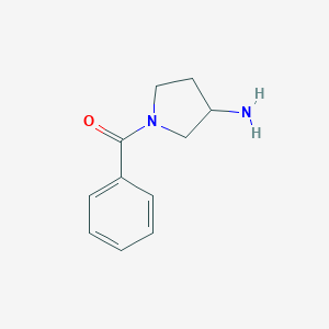 molecular formula C11H14N2O B188751 1-Benzoylpyrrolidin-3-amine CAS No. 198210-81-0