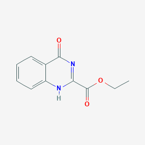 molecular formula C11H10N2O3 B188754 Ethyl 4-quinazolone-2-carboxylate CAS No. 29113-33-5