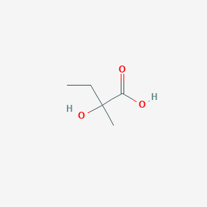 molecular formula C5H10O3 B188762 2-Hydroxy-2-methylbutyric acid CAS No. 3739-30-8