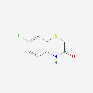 molecular formula C8H6ClNOS B188765 7-Chloro-2H-1,4-benzothiazin-3(4H)-one CAS No. 5333-05-1