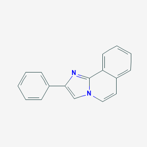 molecular formula C17H12N2 B188784 2-Phenylimidazo[2,1-a]isoquinoline CAS No. 70845-68-0