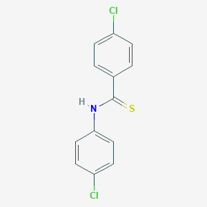 B188785 4-chloro-N-(4-chlorophenyl)benzenecarbothioamide CAS No. 71114-55-1