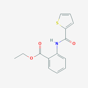 molecular formula C14H13NO3S B188786 Ethyl 2-(thiophene-2-carbonylamino)benzoate CAS No. 5321-79-9